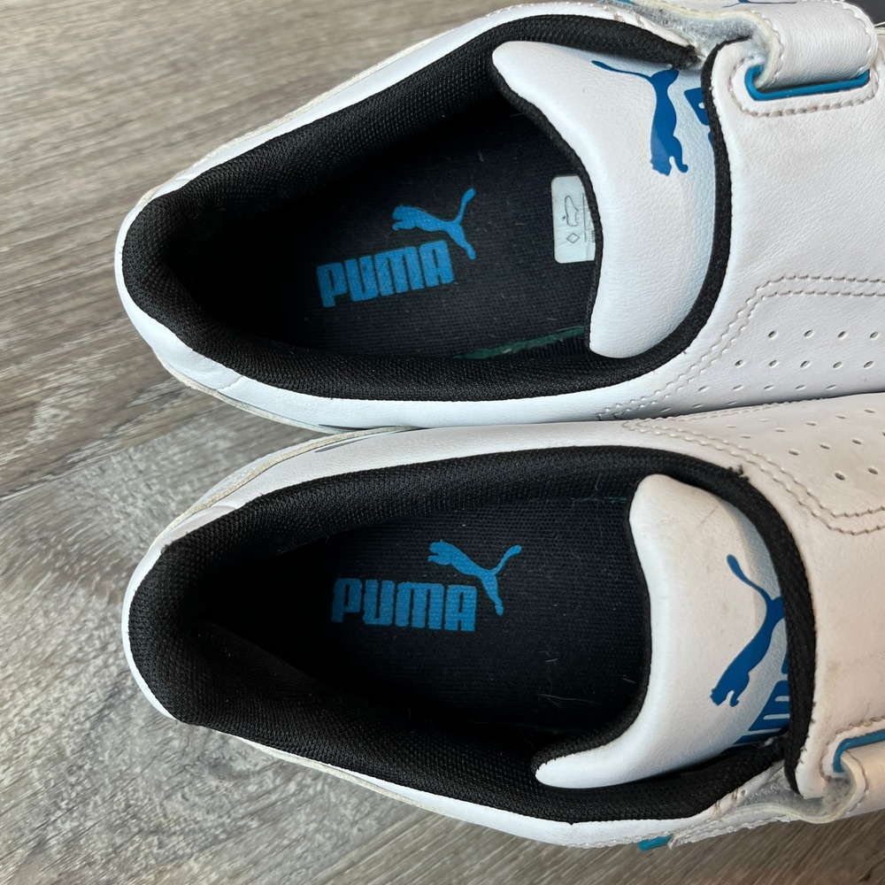 Puma Redon Move White Black Blue Motorsport Driving Shoes 185999-06 Size M 11.5 - Picture 6 of 8